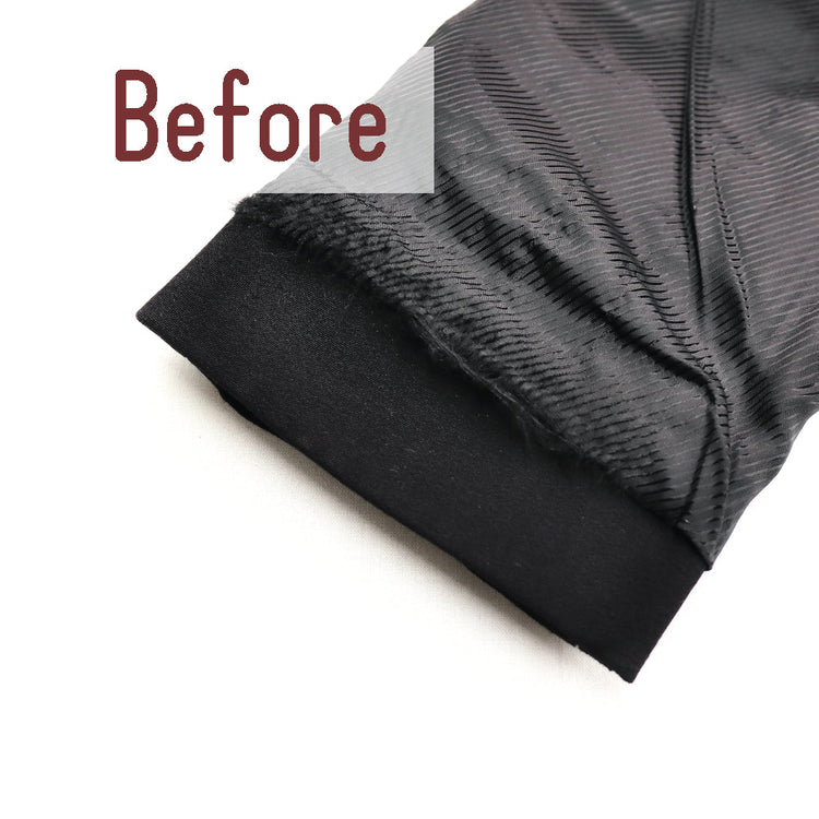 アウター パーツ交換 袖口裏地交換【納期】当店到着確認後7日後発送