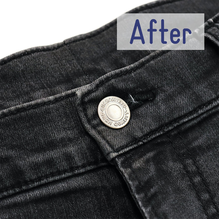 パンツ パーツ交換 デニム打ち込み式ボタン【納期】当店到着確認後7日後発送