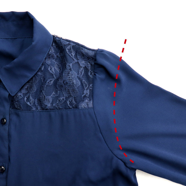 トップス 袖丈詰め 袖山から袖丈詰め【納期】当店到着確認後2週間後発送