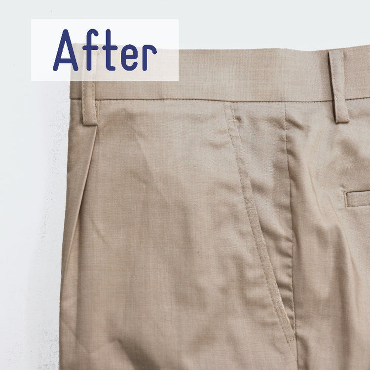 スラックス 破れ直し 脇ポケット【納期】当店到着確認後7日後発送