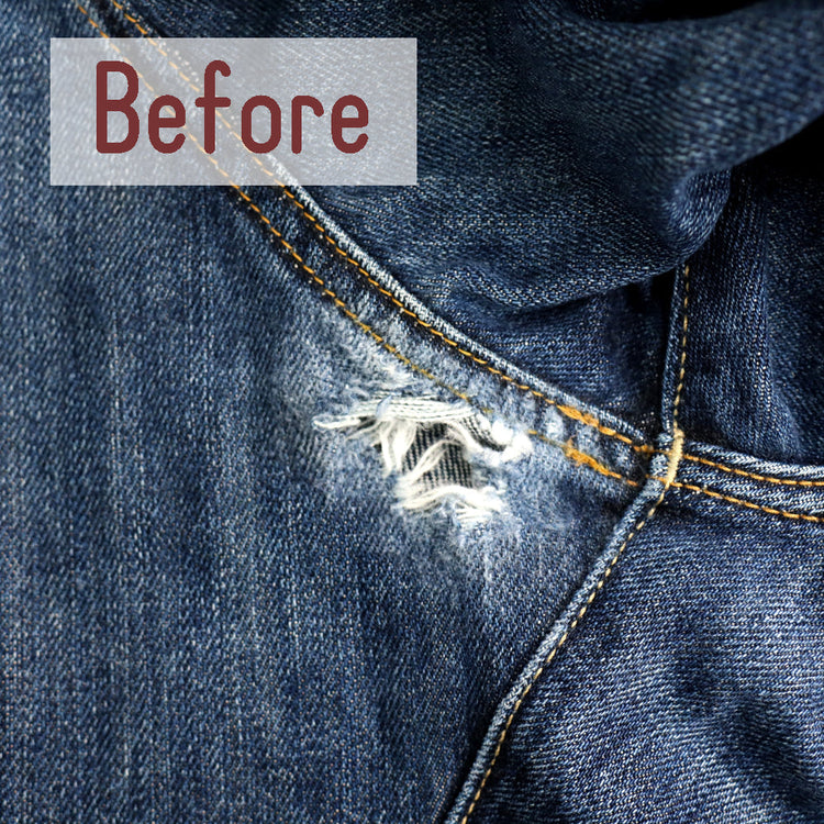 カジュアルパンツ 破れ直し 股ずれ【納期】当店到着確認後7日後発送