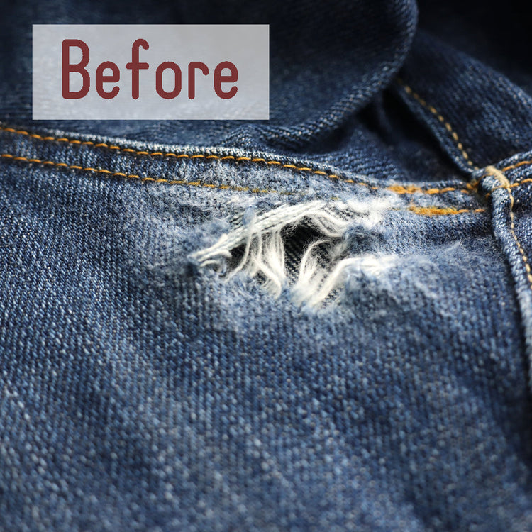 カジュアルパンツ 破れ直し 股ずれ【納期】当店到着確認後7日後発送