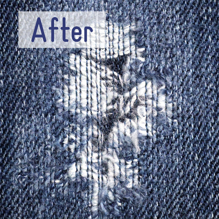 カジュアルパンツ 破れ直し モモからヒザ【納期】当店到着確認後7日後発送